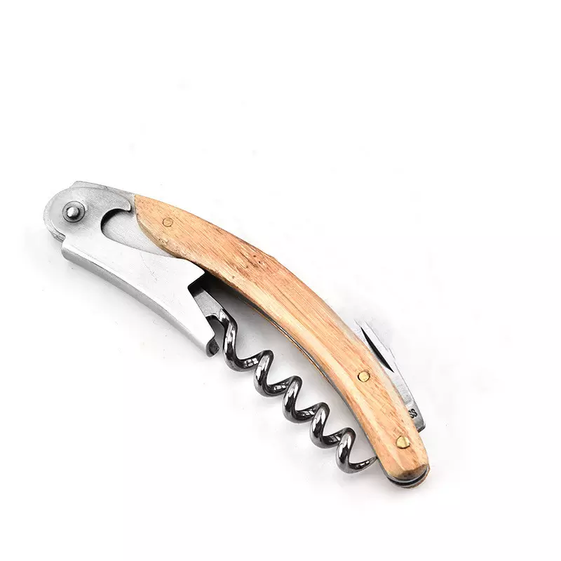 Professional Corkscrew Wine Bottle Opener,Bamboo - Image 4