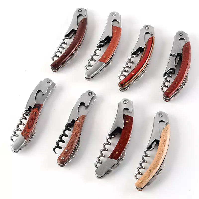 Professional Corkscrew Wine Bottle Opener,Bamboo - Image 5