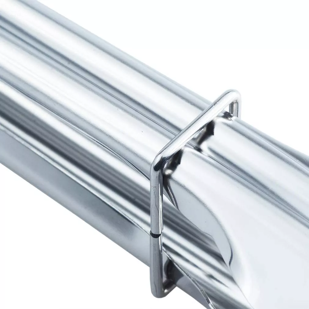 Stainless Steel Serving Tongs Metal Cooking Tongs with Scalloped Gripping Edge Kitchen Tongs - Image 3