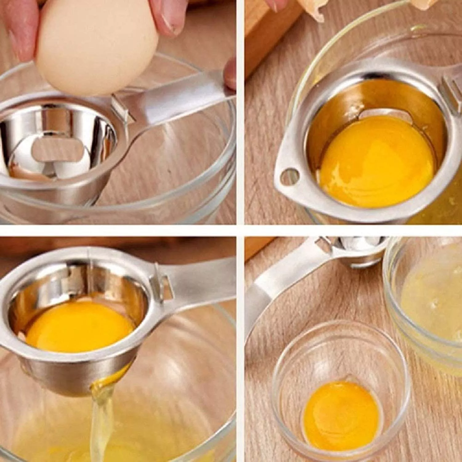 Stainless Steel Egg White Yolk Filter Separator Egg Extractor - Image 5